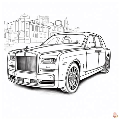 Rolls Royce Coloring Pages .